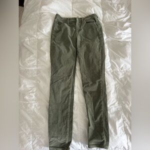 American Eagle Outfitters Olive Green Corduroy Pants